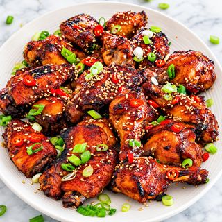 Chicken Wings With Onions