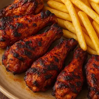Peri Peri Chicken Wings Meal