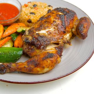 Half Grilled Chicken