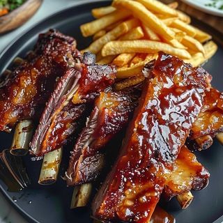 BBQ Goat Ribs