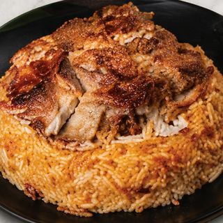 Shawarma with rice