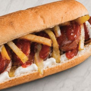 Soujok/ sausges sandwich