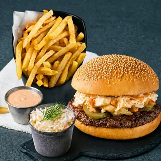 Middle East Beef/Chicken Burger