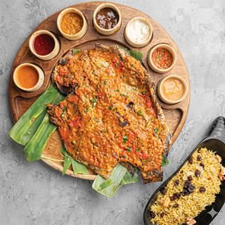Char-Grilled Whole Fish