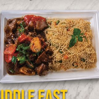 Pan fried Goat meat