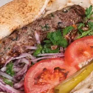 lebanese kafta wrap