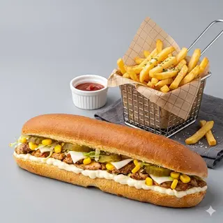 Mer Sub Baguette Shawarma