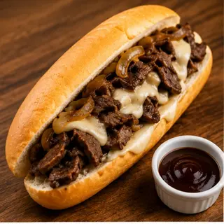 Philly Steak Sandwich With Chips