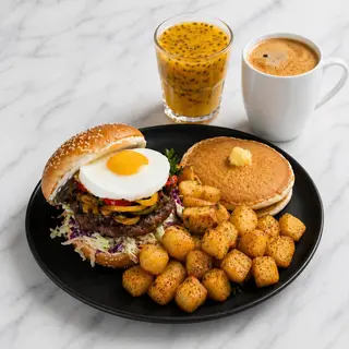 MER breakfast burger