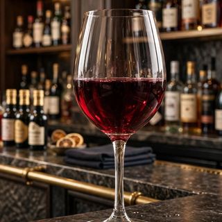 Red Wine glass