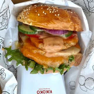 3 Classic chicken Burgers+3 Fries+3 Soda