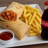 Chicken Rolex, Chips & Soda