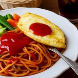 Spaghetti & Fluffy Omelet