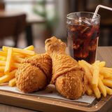 2 Piece Chicken & Chips Combo