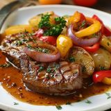 Traditional Pepper Steak