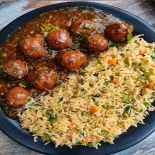 Veg Manchurian Fried Combo