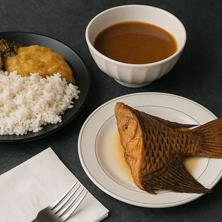 Fish Stew plus soda