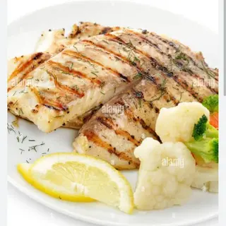 Grilled fish fillet
