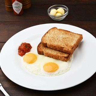 Two Eggs With Toast