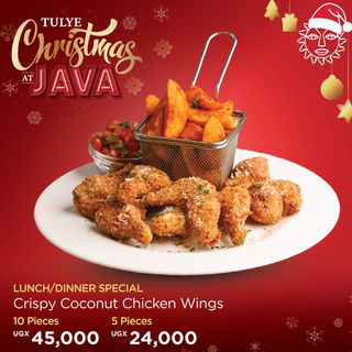 Crispy Coconut Chicken Wings