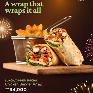Banger Chicken Wrap
