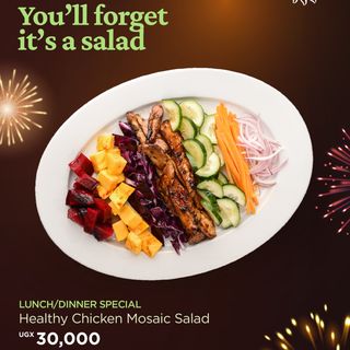 Healthy Chicken Mosaic Salad