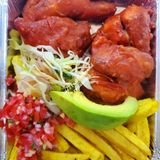 Half chicken platter