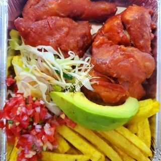 Half chicken platter