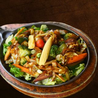 Chinese steamed vegetables 