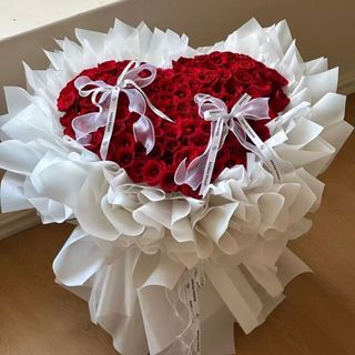 Heart shaped bouquet
