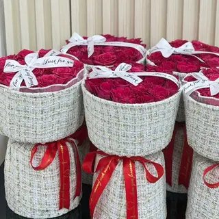 Basket of Fresh Flowers