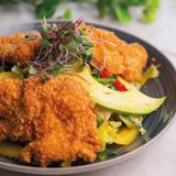 CRUNCHY FRIED CHICKEN SALAD 