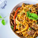 Stir Fried Beef With Noodles