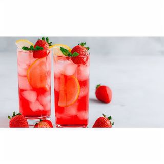 Minty Strawberry iced Tea