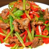 Stir-fried Beef with Bitter Melon/Celery