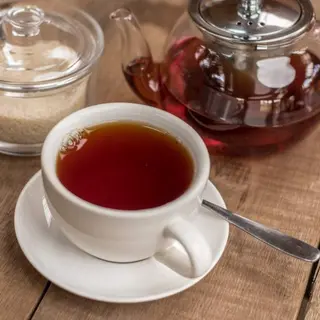 Brewed blank tea