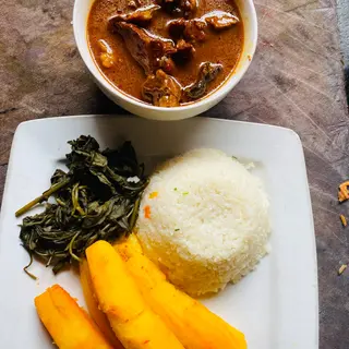 1/2 Katogo + Rice + Beef
