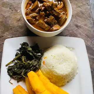 1/2 Katogo + Rice + Liver
