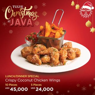 Crispy Coconut Chicken Wings