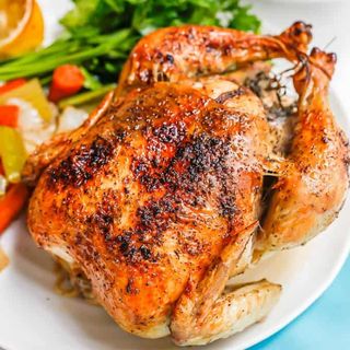 Texas Baked Whole Chicken