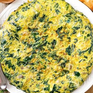 Spinach and Mushroom Omelette