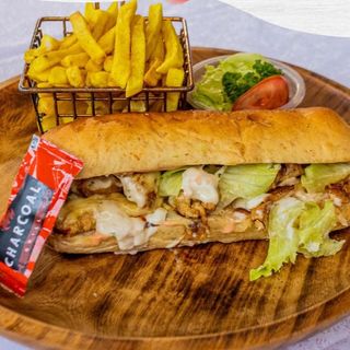 Chicken Mayo Sandwich and min Chips 