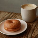 Plain Doughnut + Cappuccino