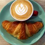 Chocolate Croissant + Cappuccino