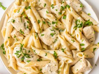 Smoked Chicken Cream Pasta