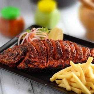 Whole Fish + chips and kachumbali