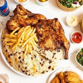 Half Rice, Half Chips Chicken