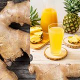 pineapple  ,ginger, carrot ,mulondo juice one ltr