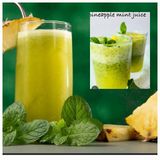 pineapple, ginger, mint, juice one ltrs