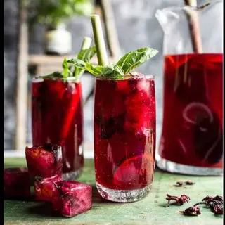Hibiscus  and  ginger  juice two ltrs
